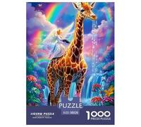Giraffe Jigsaw Puzzle Adult And Children Educational Games Gifts Fun Activity for Home Birthday Jumbo Age 12+ for Adults 38x26cm/1000pcs