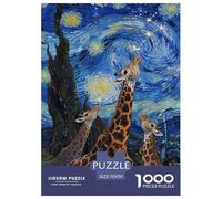 Giraffe Jigsaw Puzzles for Adults The Impossible Challenge 1000 Piece Difficult Hard Jigsaw Puzzles for Man And Woman with Letters on Back 70x50cm/1000pcs