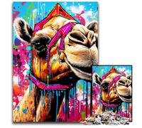 Giraffe JigsawPuzzle 1000 Pieces for Adults Challenging Puzzles Challenging DIY Brain Teaser for Teenagers 26X38CM/10.23x14.96inch
