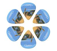 Giraffe Kilimanjaro Mount Africa 6 Pack Guitar Picks with Organizer Storage Box, Thin-Medium-Heavy Picks Handmade Plectrums Guitar Plectrums Bass Ukulele Picks Acoustic Guitar Lovers Gift