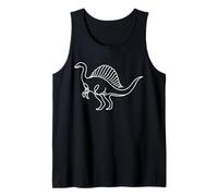 Giraffe Line Art Elegant Animal Drawing Tank Top