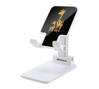 Giraffe Mama And Little Adjustable Phone Stand Cute Foldable Desk Holder for Phones Tablets Hands Free