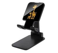 Giraffe Mama And Little Adjustable Phone Stand Cute Foldable Desk Holder for Phones Tablets Hands Free