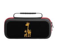 Giraffe Mama and Little Carrying Case Compatible with Switch Hard Travel Storage Bag with 20 Game Card Slots