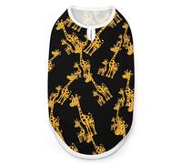 Giraffe Mama And Little Dog Shirts Summer Pet Clothes Comfort T-Shirts Vest Sleeveless Tank Top for Cats Dogs M
