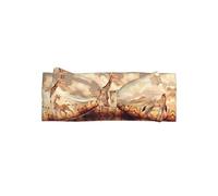 Giraffe mother and child All-over printed baby bow headband matches any outfit for babies, toddlers and kids