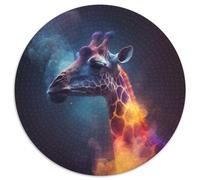 Giraffe Nebula Jigsaw Puzzles for Adults 1000 Piece Puzzles for Adults Challenging Brain Teaser, Family Activity, Home Decor, 67.5x67.5cm