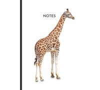 Giraffe Notebook: Cute Giraffes Safari A5 Notebook, lined/ruled paper basic/classic/composition note/notes/journal/notepad. Super cute for ... who love giraffes. Premium design.