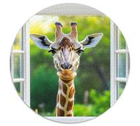 Giraffe Outside The Window Rätsel Für Erwachsene |Green Garden| 1000pcs (67.5x67.5cm) Puzzles Lernspiele Home Decor Puzzles