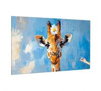 Giraffe Paint by Numbers Kits, Large Paint by Numbers for Adults Kids 140x60cm, DIY Adult Crafts for Beginner, Canvas Oil Painting Kit for Kids, Hobbies for Adults Women, Room Decor, Autumn Decor B-62