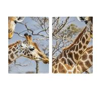 Giraffe Passport Holder for Travel PU Leather Passport Wallet Cover Organize Your Passports & Cards