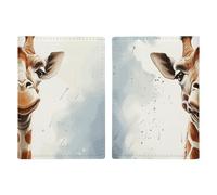 Giraffe Passport Holder, ID Card Protector Case Passport Holder with Slot Passports Travel Wallet Document Cover for Women And Men