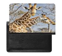 Giraffe Passport Holder with Card Slots Portable Passport Cover Compact Waterproof Passports Protector