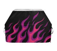 Giraffe Pattern Gas Grill Cover 165cm - Waterproof Tear-Resistant & Fade-Proof with Adjustable Drawstring for Dust & Wind Protection - Outdoor BBQ Accessories