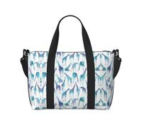 Giraffe Pattern Printed Women's Tote Bag Portable Crossbody Bag Suitable for Gym Workouts Commuting and Travel