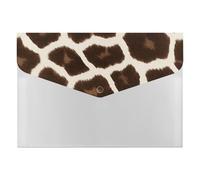 Giraffe Pattern Texture(1) Expanding File Organizer, Multi-Pocket Accordion Folder, Document Storage and Office Supplies