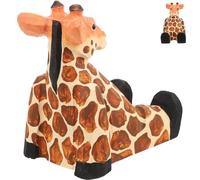 Giraffe Phone Stand Cell Phone Stand for Desk Wooden Mobile Phone Bracket Holder for Video Calls