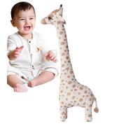 Giraffe Plush - Odorless Stuffed Giraffe Toy For Babby, Soft Plush Animal With Strong Stitching | Toys For Bedroom Decor, Boys And Girls, Birthday, Nursery Decoration, Shower Present