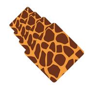 Giraffe Print Car Air Freshener Cards for Women Men 4 Pack Cute Car Accessories Long Lasting Scent Car Diffuser Hanging Auto Aromatherapy Tablets Car Fresheners Gifts