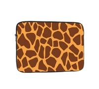 Giraffe Print Laptop Case 13 inch, Shockproof Protective Computer Sleeve Cover Water Resistant Laptop Bag Carrying Tablet Cover Briefcase Handbags Gifts for Men Women
