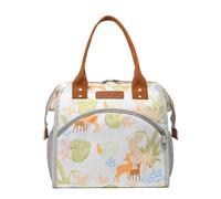 Giraffe Print Mom Bag with Ample Space Easy Organization Travel Friendly Diaper Storage Easy Carry for Baby Gear Large Capacity Diaper for Mom Giraffe Pattern Watertight