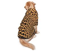 Giraffe Print Print Dog Hoodie For Medium To Large Dogs, Warm, Soft, Breathable Sweatshirt, Easy To Wear Jumper For Winter And Fall, Pet Coat Pullover