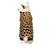 Giraffe Print Print Dog Hoodie For Small Dogs, Warm, Soft, And Breathable Sweatshirt, Easy To Wear Jumper, Pet Winter Weather Coat Pullover