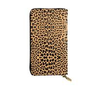 Giraffe Print Print Leather Long Clutch Wallet â€“ Fashionable Personalized Wallet, Multiple Card Slots, Gift Ready, Black, One Size