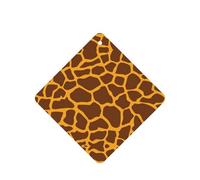 Giraffe Print Printing 10 Pcs Car Air Freshener Fragrant Sheets,Car Hanging Accessories With Strings For Decor