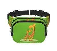 Giraffe Print Stylish and Practical Waist Bag,Adjustable,Perfect for Travel,and Outdoor Activities
