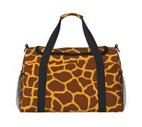 Giraffe Print Travel Duffel Bag Weekend Bag Weekender Overnight Carry On Hand Bag Workout Sport Hospital