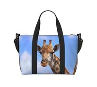 Giraffe Printed Women's Tote Bag Portable Crossbody Bag Suitable for Gym Workouts Commuting and Travel