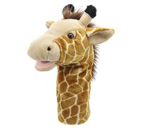 The Puppet Company Girraffe Hand Puppet - Plush Safari Animal with Tall Neck, Graceful Design, and Movable Mouth - Unisex Soft, Snuggly Cuddle Buddy for Boys, Girls, Perfect for Playtime - 40cm