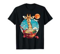 Giraffe Ramen Mount Fuji Giraffe Noodle Art Japanese Noodles T-Shirt