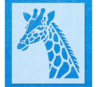 Giraffe Safari Stencil: Mylar Airbrush Wall Art Painting Crafts 2-190 Micron-A4 Stencil - Design Size (192 x 170 mm)