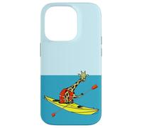 Giraffe Sea Kayaking Case for iPhone 14 Pro