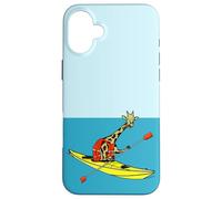 Giraffe Sea Kayaking Case for iPhone 16 Plus
