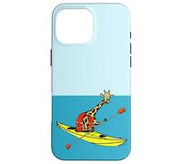 Giraffe Sea Kayaking Case for iPhone 16 Pro Max