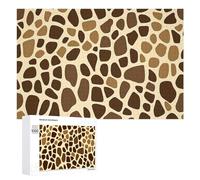 Giraffe Skin Pattern Funny Jigsaw Puzzles Wooden Picture Puzzle for Adults Home Decors Gift