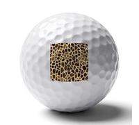 Giraffe Skin Pattern Professional Standard Golf Balls Double-sided Printing Performance Ball Gift for Boyfriend Husband Father