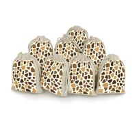 Giraffe Skin Pattern Reusable Gift Bags Drawstring Goody Bag 8Pcs Bunches Pocket Pouch Halloween Christmas Parties Favors Supplies