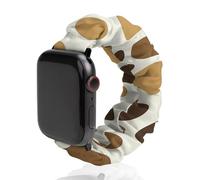 Giraffe Skin Pattern Scrunchies Watch Band Compatible with IWatch Stretchy Elastic Replacement Strap 42mm/44mm