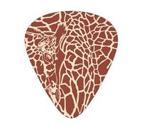 Giraffe Skin Print,12 Pcs Guitar Pick,3 Different Thickness Plectrums for Acoustic Guitar Bass Ukulele (0.46mm 0.96mm 0.71mm)