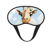 Giraffe Sleep Mask for Side Sleeper, Light Blocking Night Masks for Sleeping Eye Mask for Women Men Eye Cover Soft Comfortable Eye Shade for Travel, Nap