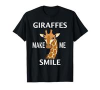 Giraffe Smile Ironic Quote Giraffe Smiling T-Shirt