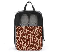 Giraffe Spots Pattern Shoe Bag for Travel Daily Use Anti-dust Storage Carrier Golf Shoe Pouch