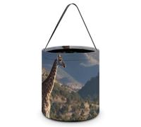 Giraffe Standing in The African Savannah Halloween Tricking Or Treating Bag