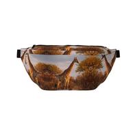 Giraffe Stylish Crossbody Belt Bag – Lightweight and Waterproof, with an Adjustable Shoulder Strap (80-150cm), Perfect for Travel, Shopping, and Outdoor Adventures.