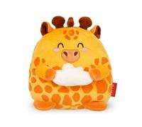 LEGAMI - Super Soft Plush Plush, Giraffe Theme, Mini Size, with Personalised ID Card, Stands Alone, 14 x 15 x 12 cm, Yellow
