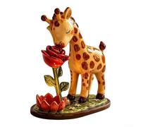 Giraffe Tealight Holder Resin Candle Pedestal 15cm | Crafted From Resin,Measures 15cm Tall.Accommodates Common Tealights,Great For Events,Intimate Dinners And Household Ornaments